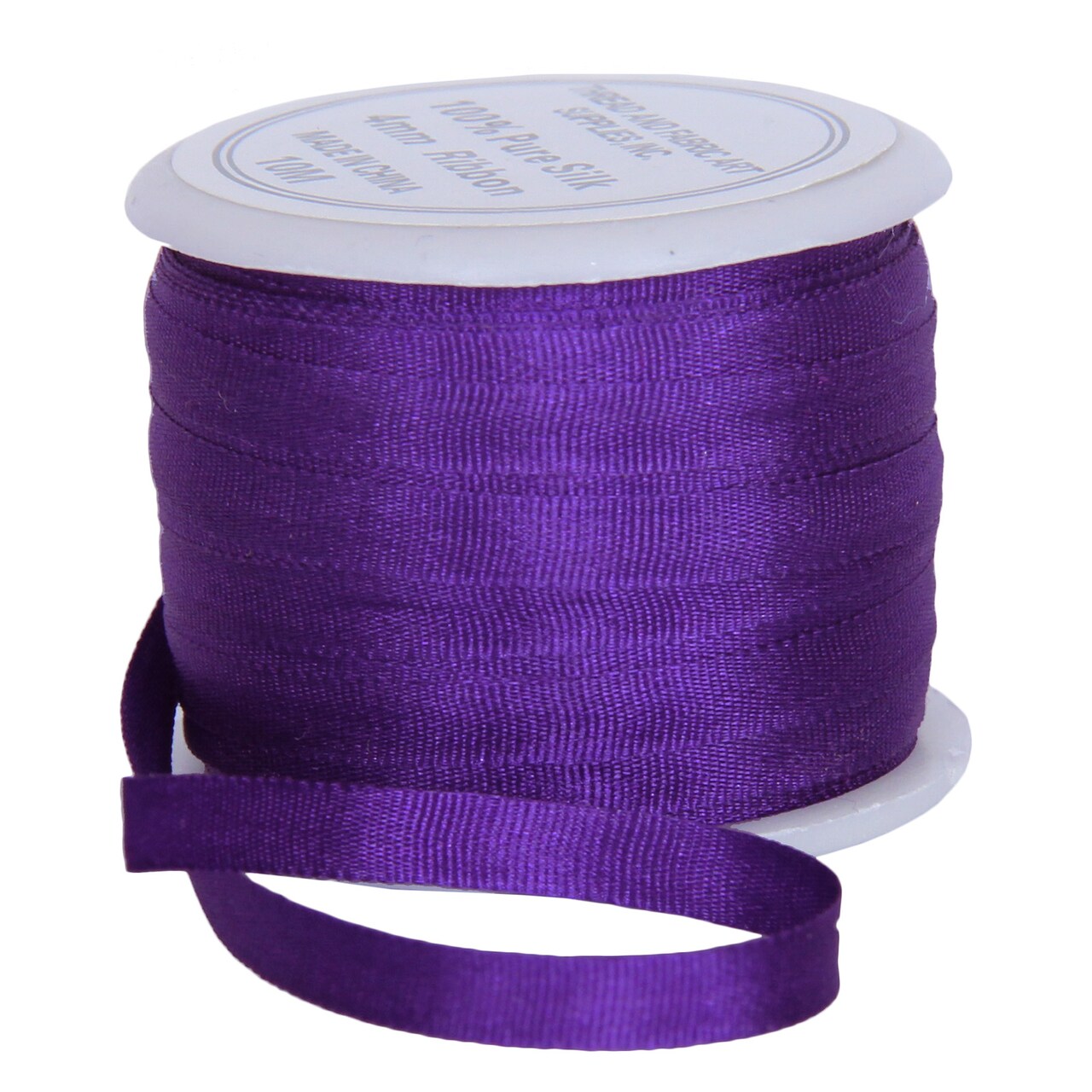 Threadart 100% Pure Silk Ribbon - 3 Widths 2MM, 4MM, 7MM - 50 Colors Available